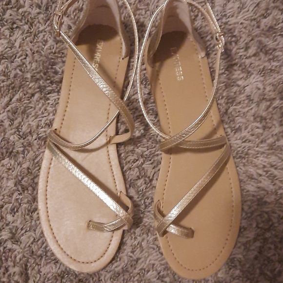 Gold Express Gladiator Sandals - Picture 1 of 4